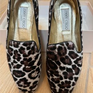 Jimmy Choo flats, gently worn